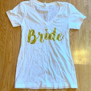 3/$15 V-neck BRIDE T-shirt